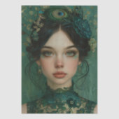 エラビクトリアンーレディフローラヘアドレスデカッペ 薄葉紙 (正面)