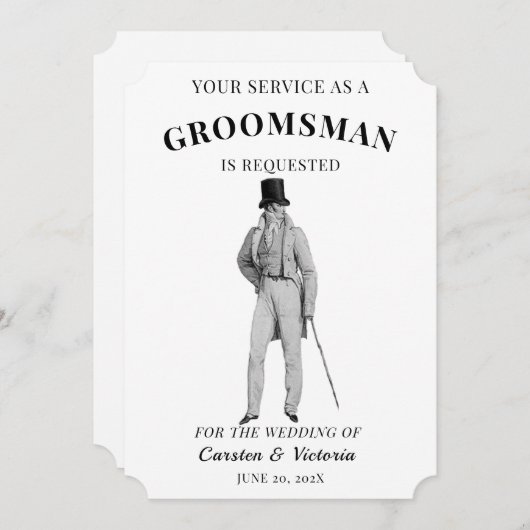 エラビクトリアンーヴィンテージ花嫁 招待状 (正面/裏面)