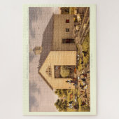 エラビクトリアンー・ザ・ファームヤードby L. Prang & Co. ジグソーパズル (縦)