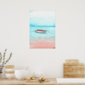 エラフォニシ海のボート ポスター (キッチン)