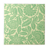 エラポビクトリアンメグラナート&フローラチンツパターン タイル (正面)