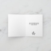 エラメリーブライト一おもしろい枚の写真グリーンクリスマス シーズンカード (内部)