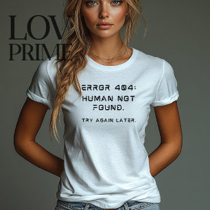 エラモダンー404傾向おもしろい Tシャツ