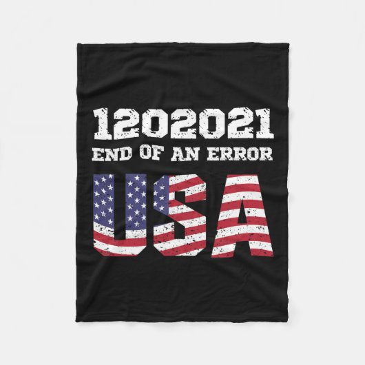 エラーについてバイデン氏・ハリスの就任式1202021 1月 フリースブランケット (正面)