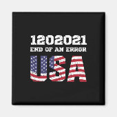 エラーについてバイデン氏・ハリスの就任式1202021 1月 マグネット (正面)