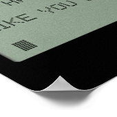 エラーに手を置く ポスター (角)