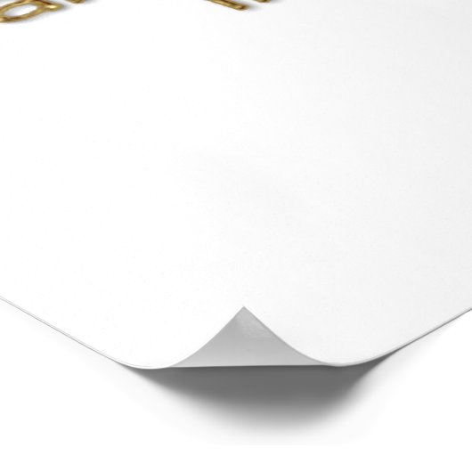 エラーのコメディ饗宴引用文(金ゴールド版) ポスター (角)