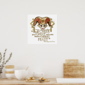 エラーのコメディ饗宴引用文(金ゴールド版) ポスター (キッチン)