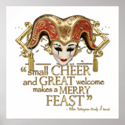 エラーのコメディ饗宴引用文(金ゴールド版) ポスター (正面)