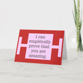 エラーのマージン – おもしろい Nerdy Valentine Card シーズンカード