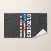 エラーの終了2025年1月20日トランプ就任式 ハンドタオル (ハンドタオル)