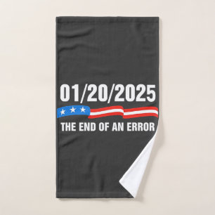 エラーの終了2025年1月20日トランプ就任式 ハンドタオル