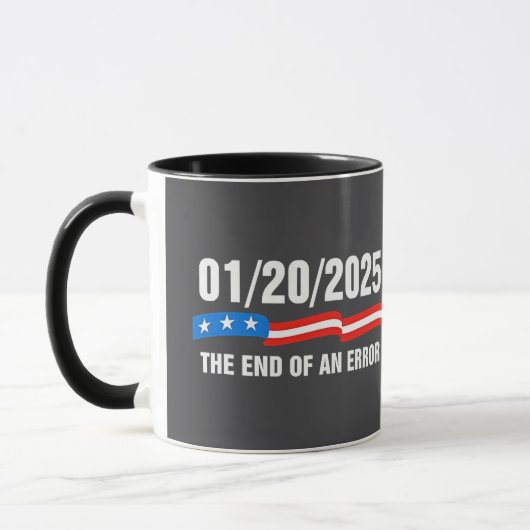 エラーの終了2025年1月20日トランプ就任式 マグカップ (左)