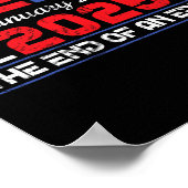 エラーの終了2025年1月20日バイデントランプ ポスター (角)