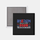 エラーの終了2025年1月20日バイデントランプ マグネット (正面/裏面)