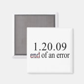 エラーの終了 – マグネット (正面/裏面)