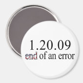 エラーの終了 – マグネット (正面/裏面)