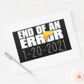 エラーステッカーの終了(4) 長方形シール (封筒)