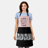 エラーズ – ダロス症候群ゼブラ認識度 エプロン (着用した状態)