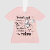 エラーズ – ダロス症候群ゼブラ認識度 オーナメント (正面)