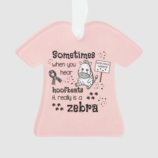 エラーズ – ダロス症候群ゼブラ認識度 オーナメント (正面)