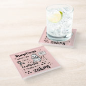 エラーズ – ダロス症候群ゼブラ認識度 ガラスコースター (アングル)