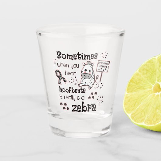 エラーズ – ダロス症候群ゼブラ認識度 ショットグラス (正面)