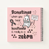 エラーズ – ダロス症候群ゼブラ認識度 ノートブック (裏面)