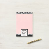 エラーズ – ダロス症候群ゼブラ認識度 ポストイット (デスク上)