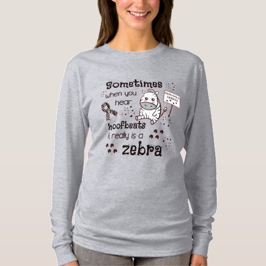 エラーズ – ダロス症候群ゼブラ認識度 Tシャツ (正面)