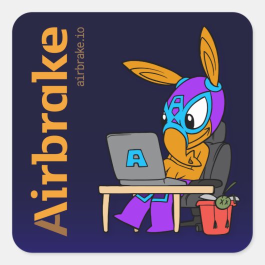 エラートンコーディングステッカー スクエアシール (正面)