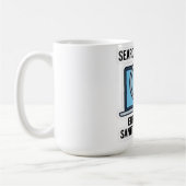 エラーハンドリングマグ - 面白いIT系コーヒーカップ コーヒーマグカップ (左)
