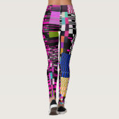 エラーレトロVHS画面スタイル レギンス (裏面)