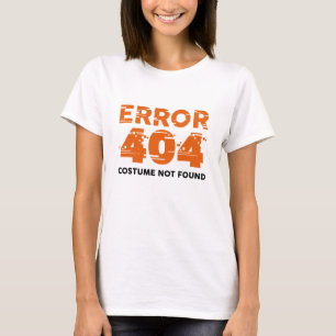 エラー404コスチュームが見つからない Tシャツ