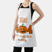 エラー404女性のためのハロウィーンが見つからない衣装 エプロン (インサイチュ)