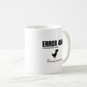 エラー404 コーヒーマグカップ (正面右)