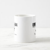 エラー404 コーヒーマグカップ (中央)