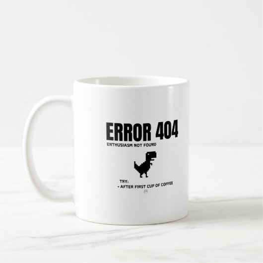 エラー404 コーヒーマグカップ (左)