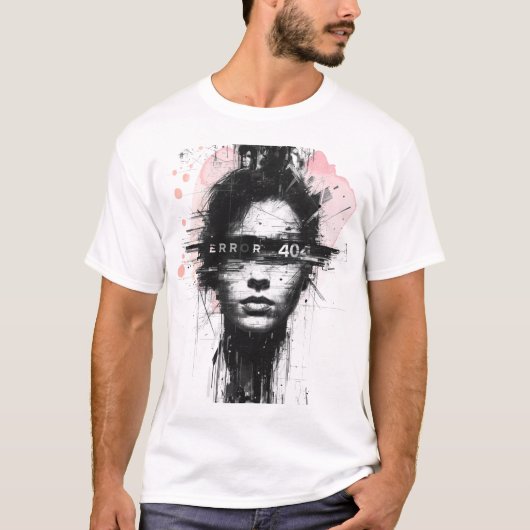 エラー404:モチベーションが見つからないTシャツ Tシャツ (正面)