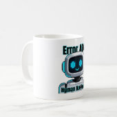 エラー404: 人間が見つかりません コーヒーマグカップ (正面左)