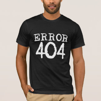 エラー404 Tシャツ