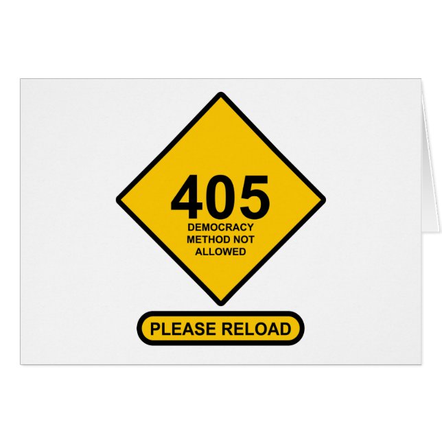 エラー405：デモクラシー方式が許可されない (正面横)