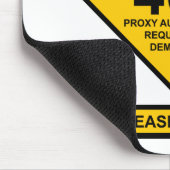 エラー407：民主主義プロキシ認証が必要 マウスパッド (コーナー)