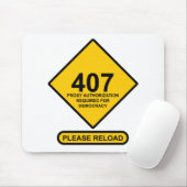 エラー407：民主主義プロキシ認証が必要 マウスパッド (マウス)