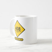 エラー408：民主化要求タイムアウト コーヒーマグカップ (正面左)