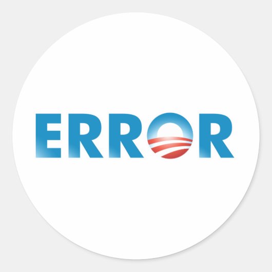 エラー ラウンドシール (正面)