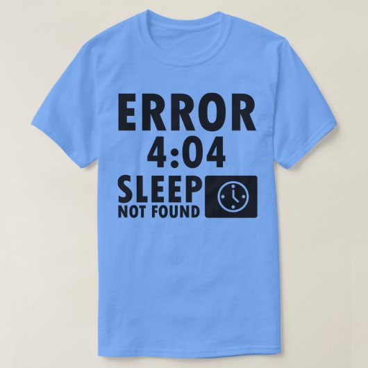 エラー Tシャツ (デザイン正面)