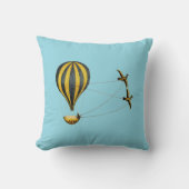 エラ熱ビクトリアン気球スチームパンク クッション (正面)