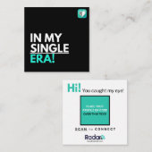 エラ独身のー スクエア名刺 (正面/裏面)