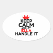 エラ 楕円形シール (正面)